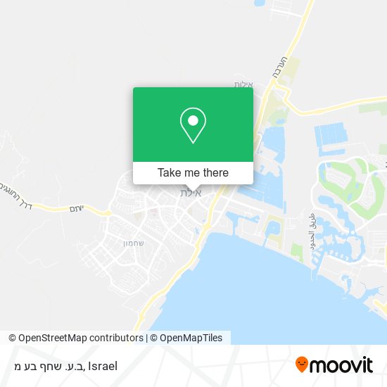 ב.ע. שחף בע מ map