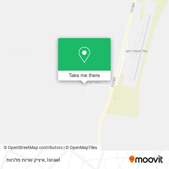 איציק שרות מלגזות map