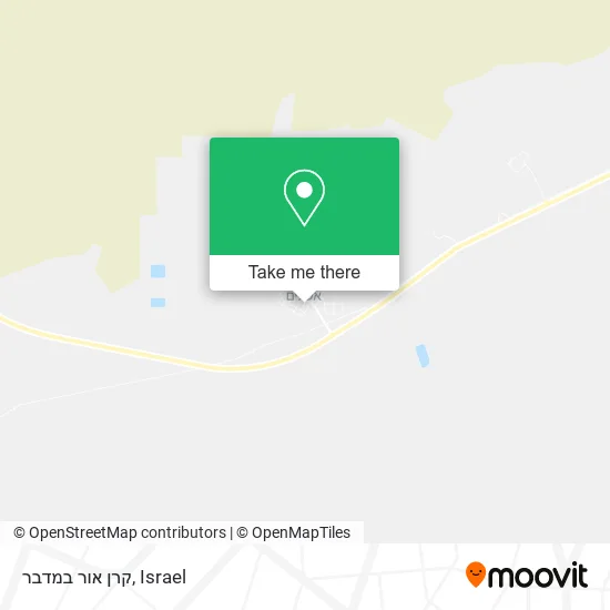 Карта קרן אור במדבר