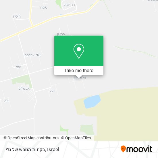 בקתות הנופש של גלי map