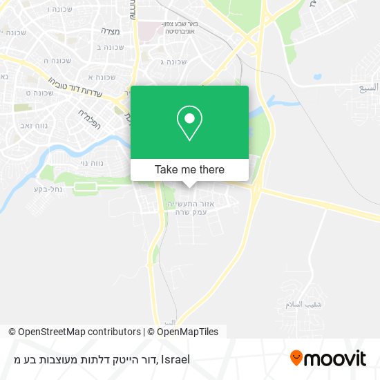 דור הייטק דלתות מעוצבות בע מ map