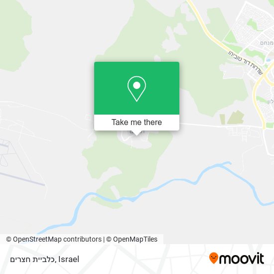 כלביית חצרים map