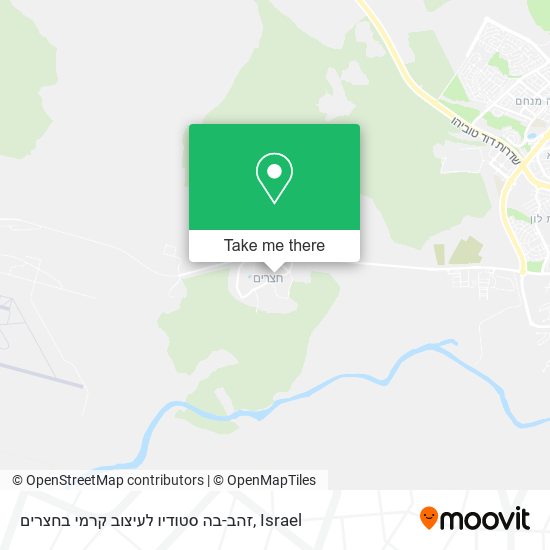 זהב-בה סטודיו לעיצוב קרמי בחצרים map