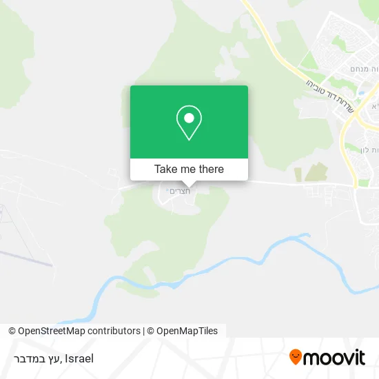 Карта עץ במדבר