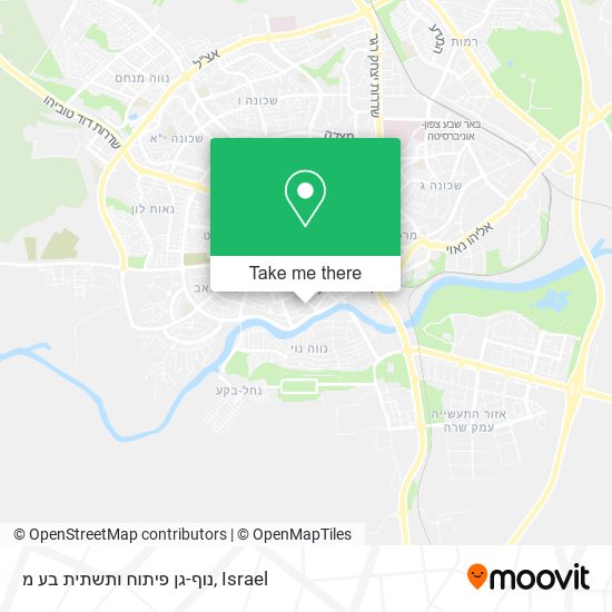 נוף-גן פיתוח ותשתית בע מ map