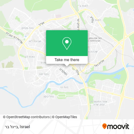 Карта בייגל בר