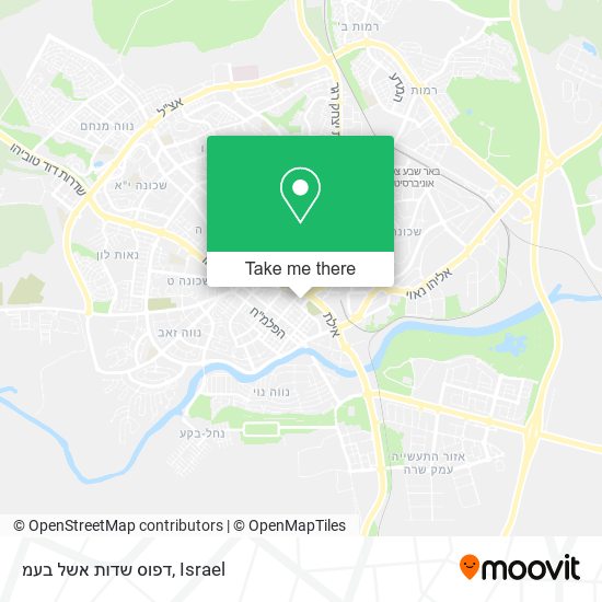 דפוס שדות אשל בעמ map