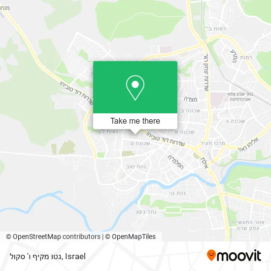 Карта גטו מקיף ו' סקול