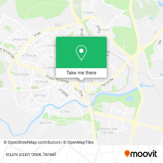 אומני הצבע והגבס map