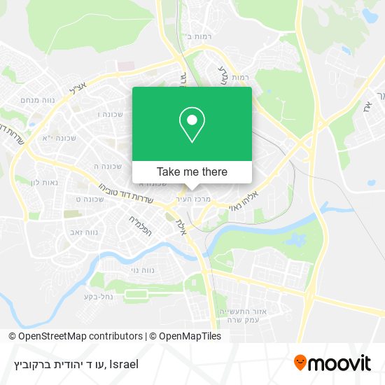 עו ד יהודית ברקוביץ map