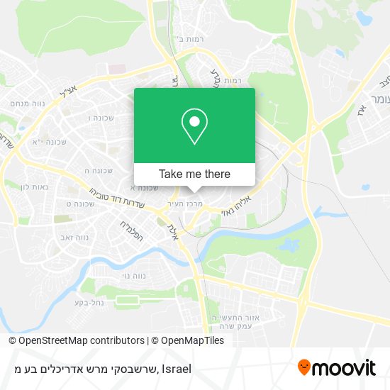 שרשבסקי מרש אדריכלים בע מ map