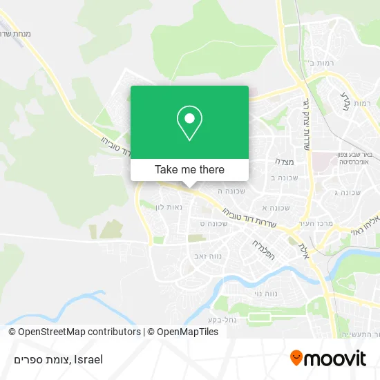 Карта צומת ספרים