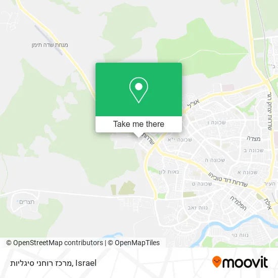 Карта מרכז רוחני סיגליות