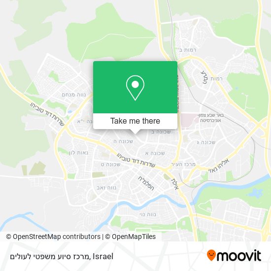 מרכז סיוע משפטי לעולים map