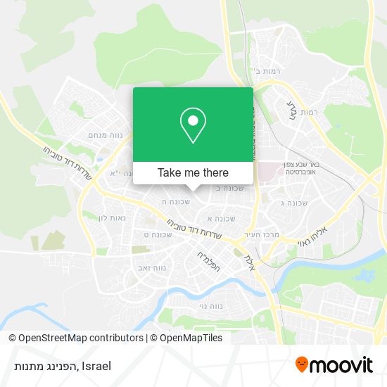 הפנינג מתנות map