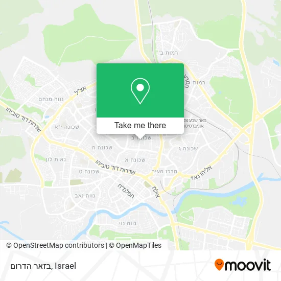 Карта בזאר הדרום