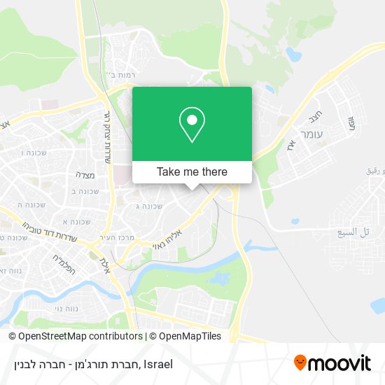 Карта חברת תורג'מן - חברה לבנין