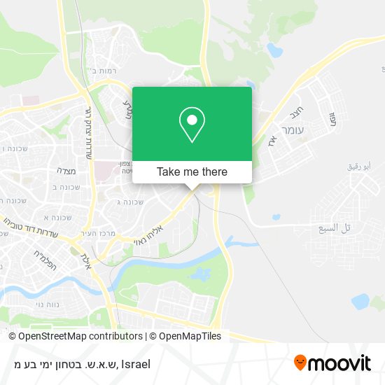 ש.א.ש. בטחון ימי בע מ map