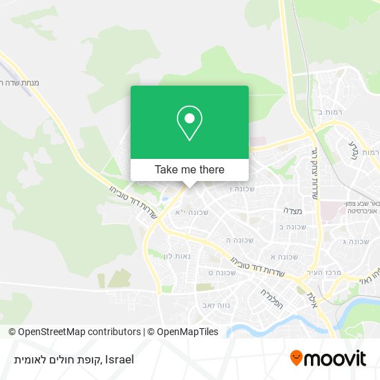 קופת חולים לאומית map