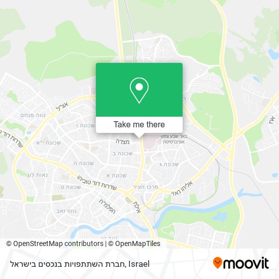 Карта חברת השתתפויות בנכסים בישראל