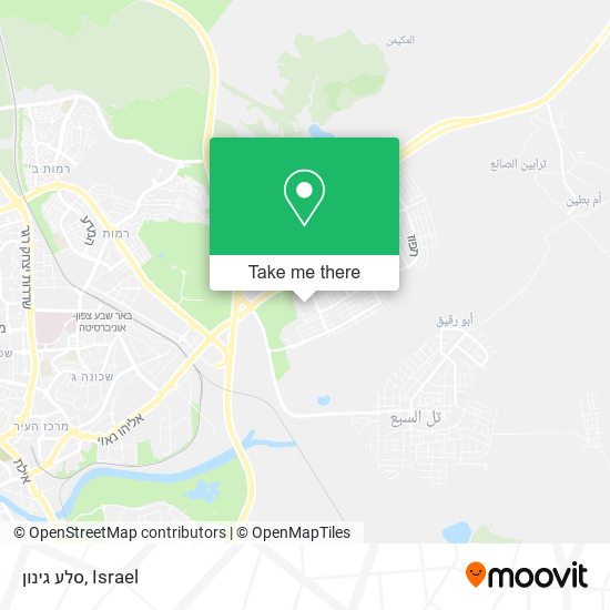 Карта סלע גינון