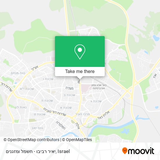 יאיר רביבו - חשמל ומזגנים map