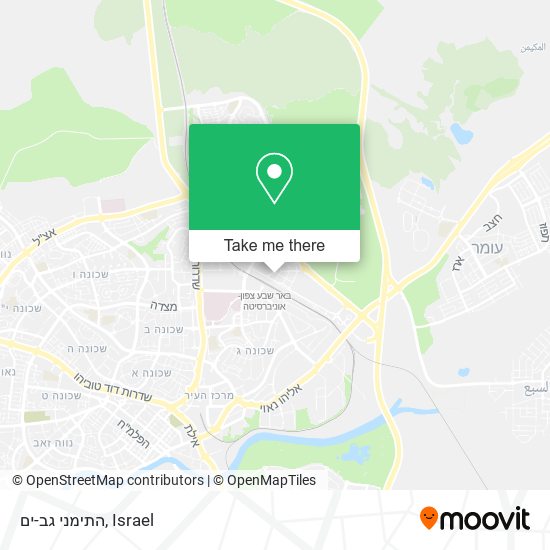 התימני גב-ים map