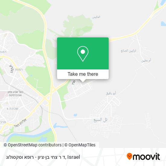 ד ר צחי בן-ציון - רופא וסקסולוג map