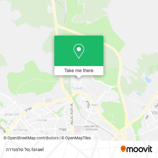 טל סלמנדרה map