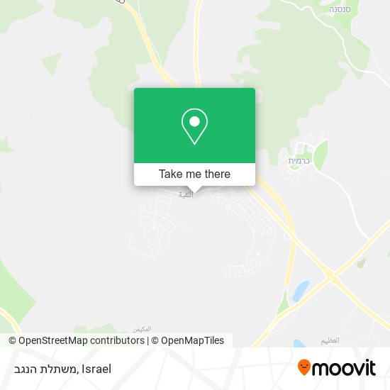 משתלת הנגב map