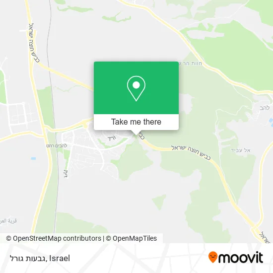 Карта גבעות גורל
