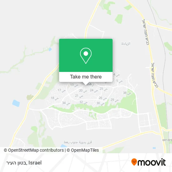 Карта בטון העיר