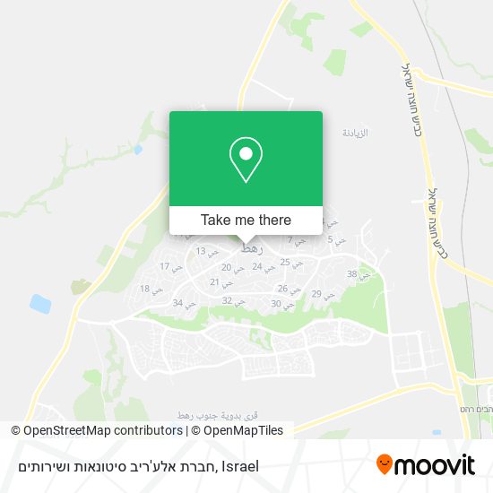 חברת אלע'ריב סיטונאות ושירותים map