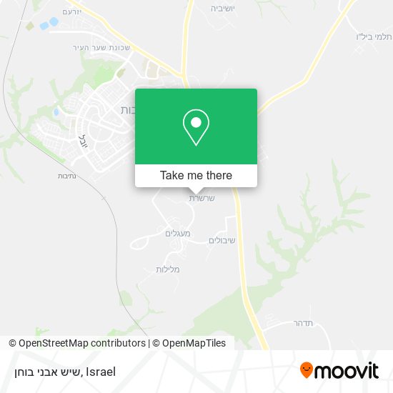 שיש אבני בוחן map