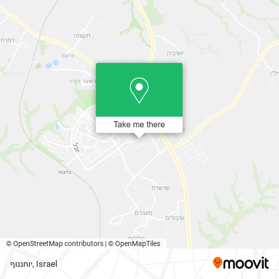 Карта יוחננוף