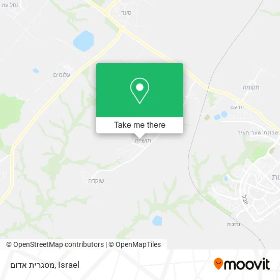 Карта מסגרית אדום