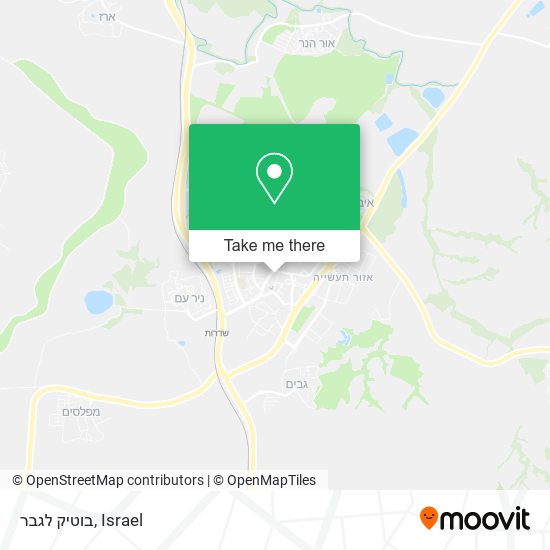 בוטיק לגבר map