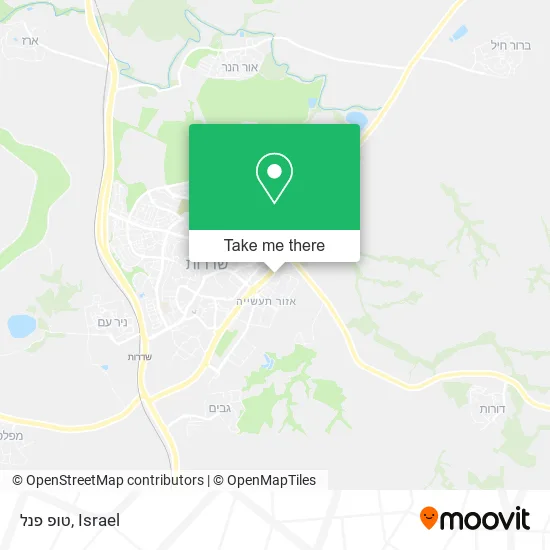 Карта טופ פנל