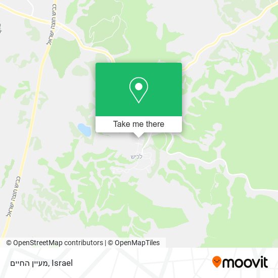 מעיין החיים map