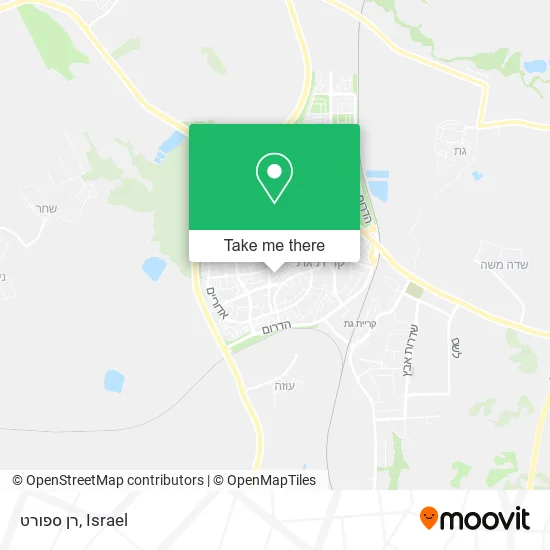 Карта רן ספורט