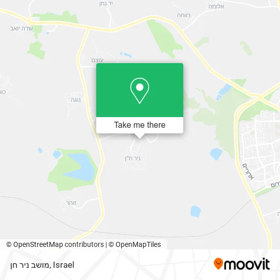Карта מושב ניר חן