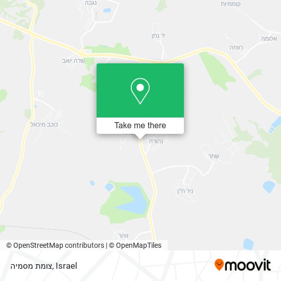 Карта צומת מסמיה