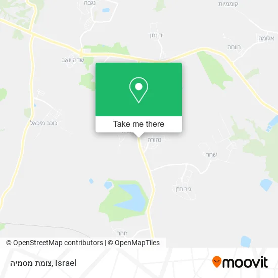 Карта צומת מסמיה