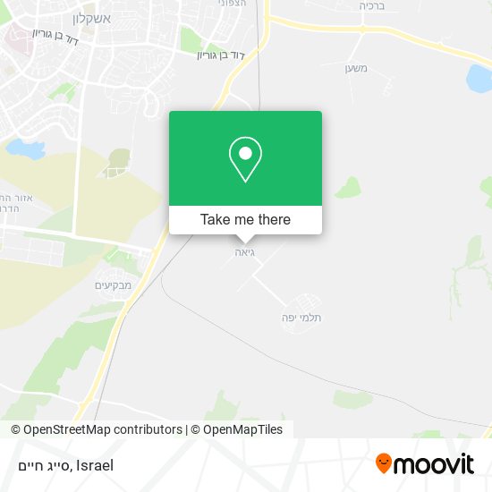 סייג חיים map