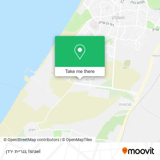 Карта נגריית ירדן