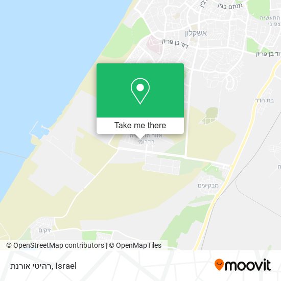 רהיטי אורנת map