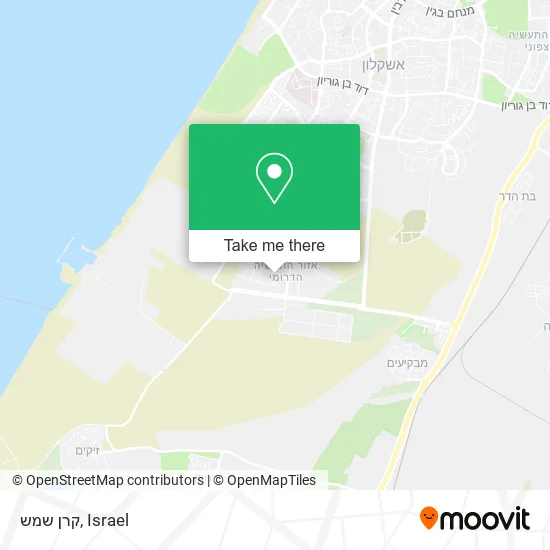 Карта קרן שמש