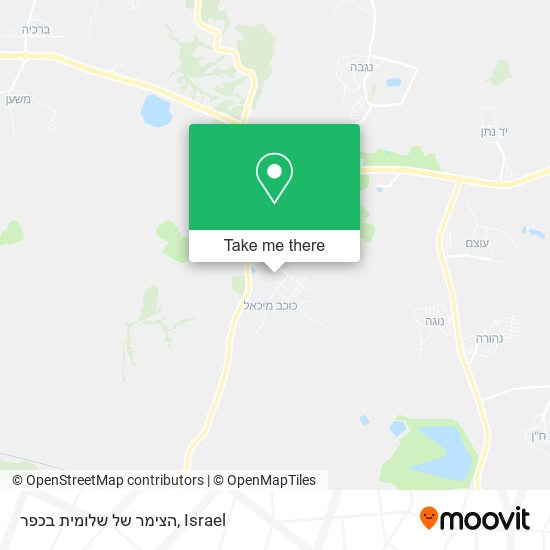 הצימר של שלומית בכפר map