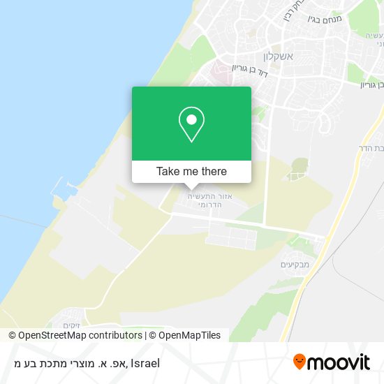 אפ. א. מוצרי מתכת בע מ map