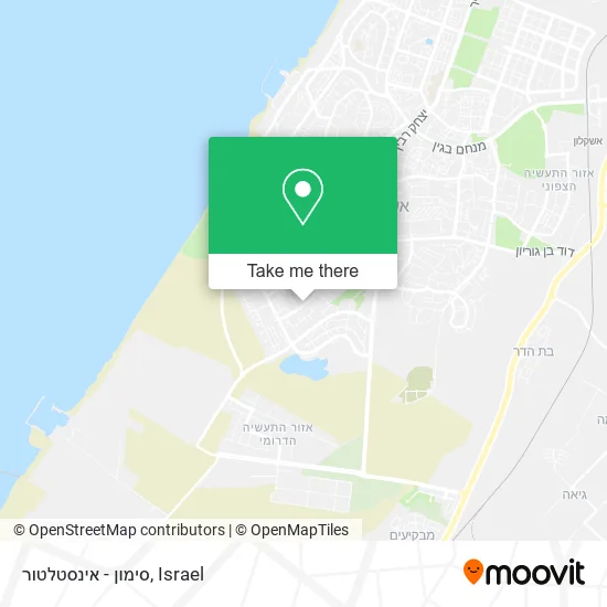 Карта סימון - אינסטלטור